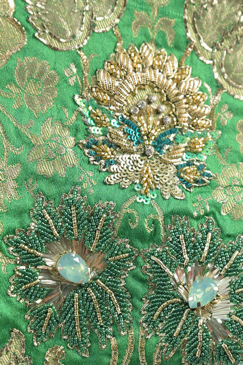 KELLY GREEN KIMONO JACKET SET