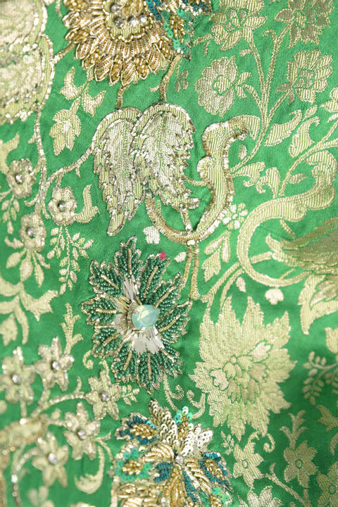 KELLY GREEN KIMONO JACKET SET