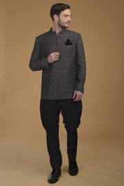 MAN OF HONOR GREY JACKET SET