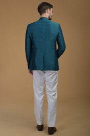 SPLENDID PEACOCK BLUE JACKET SET