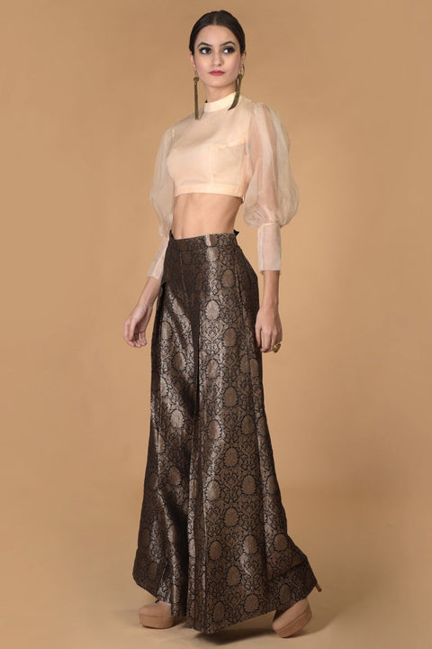 GUNMETAL DIVIDER SKIRT SET