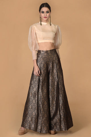 GUNMETAL DIVIDER SKIRT SET