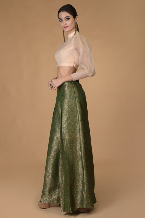 HERBAL QUEEN DIVIDER SKIRT SET
