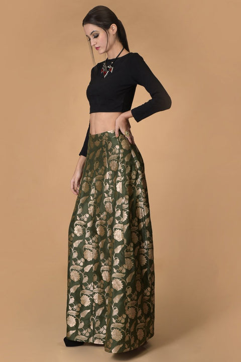 CASA QUEEN SILK SKIRT SET