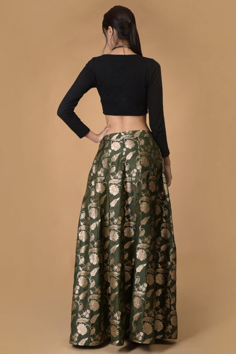 CASA QUEEN SILK SKIRT SET