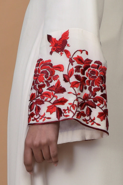 RED BURB DRESS